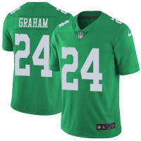 Nike Philadelphia Eagles #24 Corey Graham Green Men's Stitched NFL Limited Rush Jersey