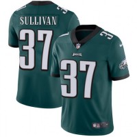 Nike Philadelphia Eagles #37 Tre Sullivan Midnight Green Team Color Men's Stitched NFL Vapor Untouchable Limited Jersey