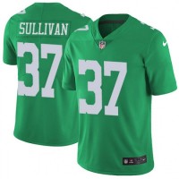 Nike Philadelphia Eagles #37 Tre Sullivan Green Men's Stitched NFL Limited Rush Jersey