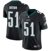 Nike Philadelphia Eagles #51 Zach Brown Black Alternate Men's Stitched NFL Vapor Untouchable Limited Jersey