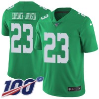 Nike Philadelphia Eagles #23 C.J. Gardner-Johnson Green Men's Stitched NFL Limited Rush 100th Season Jersey