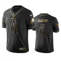 Nike Philadelphia Eagles #4 Jake Elliott Black Golden Limited Edition Stitched NFL Jersey