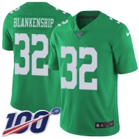 Nike Philadelphia Eagles #32 Reed Blankenship Green Men's Stitched NFL Limited Rush 100th Season Jersey