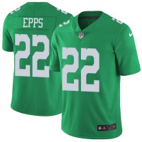 Nike Philadelphia Eagles #22 Marcus Epps Green Men's Stitched NFL Limited Rush Jersey