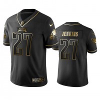 Nike Philadelphia Eagles #27 Malcolm Jenkins Black Golden Limited Edition Stitched NFL Jersey
