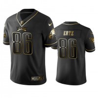 Nike Philadelphia Eagles #86 Zach Ertz Black Golden Limited Edition Stitched NFL Jersey