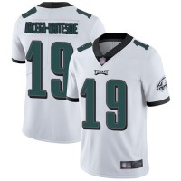 Nike Philadelphia Eagles #19 JJ Arcega-Whiteside White Men's Stitched NFL Vapor Untouchable Limited Jersey