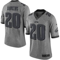 Nike Philadelphia Eagles #20 Brian Dawkins Gray Men's Stitched NFL Limited Gridiron Gray Jersey