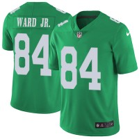 Nike Philadelphia Eagles #84 Greg Ward Jr. Green Men's Stitched NFL Limited Rush Jersey