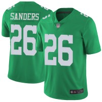 Nike Philadelphia Eagles #26 Miles Sanders Green Men's Stitched NFL Limited Rush Jersey