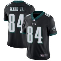 Nike Philadelphia Eagles #84 Greg Ward Jr. Black Alternate Men's Stitched NFL Vapor Untouchable Limited Jersey