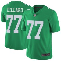 Nike Philadelphia Eagles #77 Andre Dillard Green Men's Stitched NFL Limited Rush Jersey