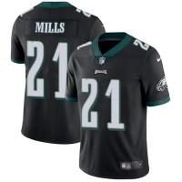 Nike Philadelphia Eagles #21 Jalen Mills Black Alternate Men's Stitched NFL Vapor Untouchable Limited Jersey