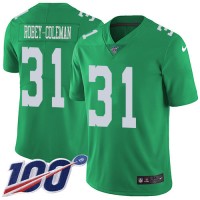 Nike Philadelphia Eagles #31 Nickell Robey-Coleman Green Men's Stitched NFL Limited Rush 100th Season Jersey