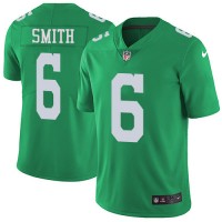 Nike Philadelphia Eagles #6 DeVonta Smith Green Men's Stitched NFL Limited Rush Jersey