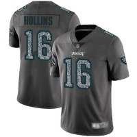 Nike Philadelphia Eagles #16 Mack Hollins Gray Static Men's Stitched NFL Vapor Untouchable Limited Jersey