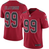 Nike Atlanta Falcons #99 Adrian Clayborn Red Men's Stitched NFL Limited Rush Jersey