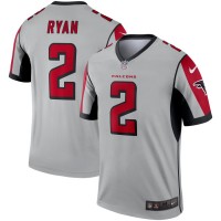 Atlanta Atlanta Falcons #2 Matt Ryan Nike Inverted Legend Jersey Silver