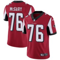 Nike Atlanta Falcons #76 Kaleb McGary Red Team Color Men's Stitched NFL Vapor Untouchable Limited Jersey