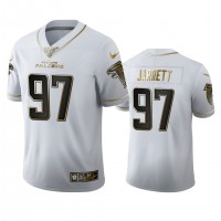 Atlanta Atlanta Falcons #97 Grady Jarrett Men's Nike White Golden Edition Vapor Limited NFL 100 Jersey