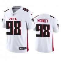 Atlanta Atlanta Falcons #98 Takkarist Mckinley Men's Nike White 2020 Vapor Untouchable Limited NFL Jersey