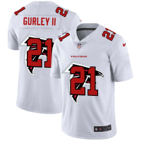 Atlanta Atlanta Falcons #21 Todd Gurley II White Men's Nike Team Logo Dual Overlap Limited NFL Jersey
