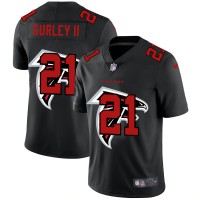 Atlanta Atlanta Falcons #21 Todd Gurley II Men's Nike Team Logo Dual Overlap Limited NFL Jersey Black