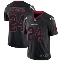 Nike Atlanta Falcons #24 Devonta Freeman Lights Out Black Men's Stitched NFL Limited Rush Jersey