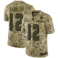 Nike Atlanta Falcons #12 Mohamed Sanu Sr Camo Men's Stitched NFL Limited 2018 Salute To Service Jersey