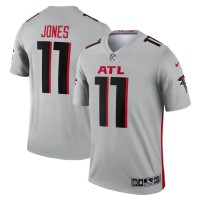 Atlanta Atlanta Falcons #11 Julio Jones Nike Men's Silver Inverted Legend Player Jersey