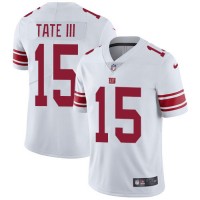 Nike New York Giants #15 Golden Tate White Men's Stitched NFL Vapor Untouchable Limited Jersey