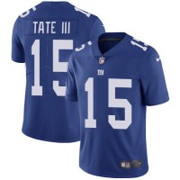 Nike New York Giants #15 Golden Tate Royal Blue Team Color Men's Stitched NFL Vapor Untouchable Limited Jersey