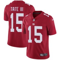 Nike New York Giants #15 Golden Tate Red Alternate Men's Stitched NFL Vapor Untouchable Limited Jersey
