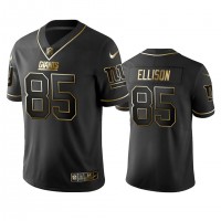 Nike New York Giants #85 Rhett Ellison Black Golden Limited Edition Stitched NFL Jersey