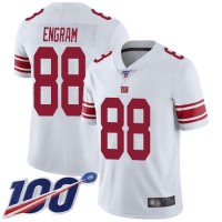 Nike New York Giants #88 Evan Engram White Men's Stitched NFL 100th Season Vapor Limited Jersey