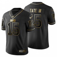 New York New York Giants #15 Golden Tate III Men's Nike Black Golden Limited NFL 100 Jersey