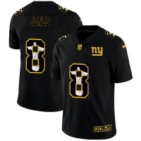 New York New York Giants #8 Daniel Jones Nike Carbon Black Vapor Cristo Redentor Limited NFL Jersey