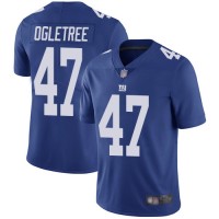 Nike New York Giants #47 Alec Ogletree Royal Blue Team Color Men's Stitched NFL Vapor Untouchable Limited Jersey
