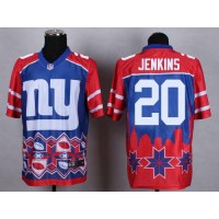 Nike New York Giants #20 Janoris Jenkins Blue Men's Stitched NFL Elite Noble Fashion Jersey