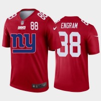 New York New York Giants #88 Evan Engram Red Men's Nike Big Team Logo Player Vapor Limited NFL Jersey
