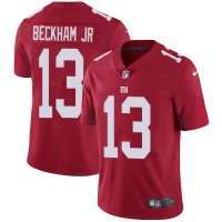 Nike New York Giants #13 Odell Beckham Jr Red Alternate Men's Stitched NFL Vapor Untouchable Limited Jersey