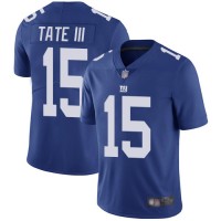 Nike New York Giants #15 Golden Tate III Royal Blue Team Color Men's Stitched NFL Vapor Untouchable Limited Jersey
