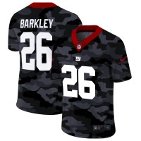 New York New York Giants #26 Saquon Barkley Men's Nike 2020 Black CAMO Vapor Untouchable Limited Stitched NFL Jersey