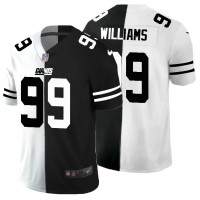 New York New York Giants #99 Leonard Williams Men's Black V White Peace Split Nike Vapor Untouchable Limited NFL Jersey