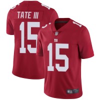 Nike New York Giants #15 Golden Tate III Red Alternate Men's Stitched NFL Vapor Untouchable Limited Jersey
