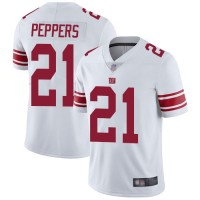 Nike New York Giants #21 Jabrill Peppers White Men's Stitched NFL Vapor Untouchable Limited Jersey