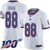 Nike New York Giants #88 Evan Engram White Men's Stitched NFL Limited Rush 100th Season Jersey