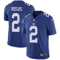 Nike New York Giants #2 Aldrick Rosas Royal Blue Team Color Men's Stitched NFL Vapor Untouchable Limited Jersey