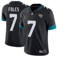 Nike Jacksonville Jaguars #7 Nick Foles Black Team Color Men's Stitched NFL Vapor Untouchable Limited Jersey