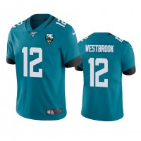 Nike Jacksonville Jaguars #12 Dede Westbrook Teal 25th Anniversary Vapor Limited Stitched NFL 100th Season Jersey